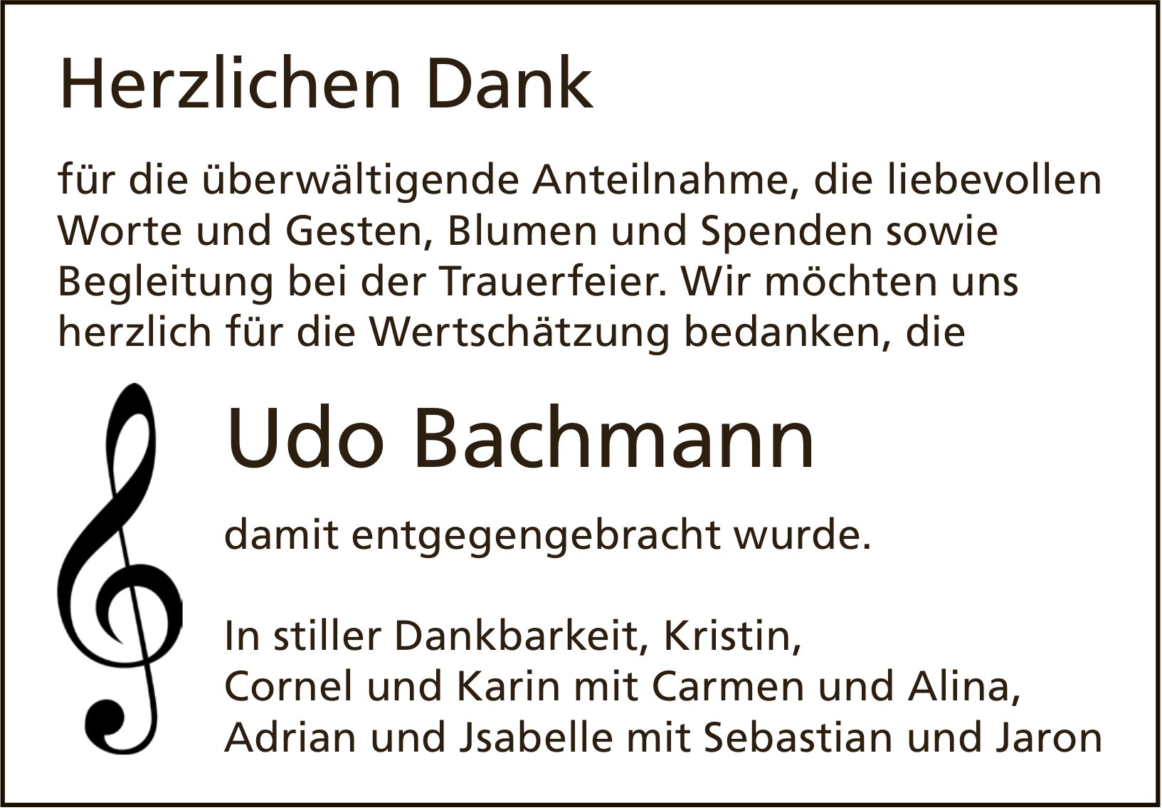 Bachmann Udo, im Februar 2025 / DS