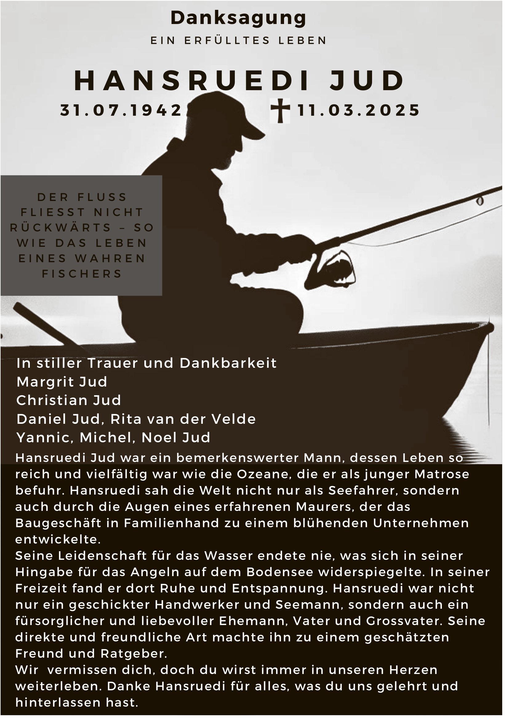 HANSRUEDI JUD,  März 2025 / TA