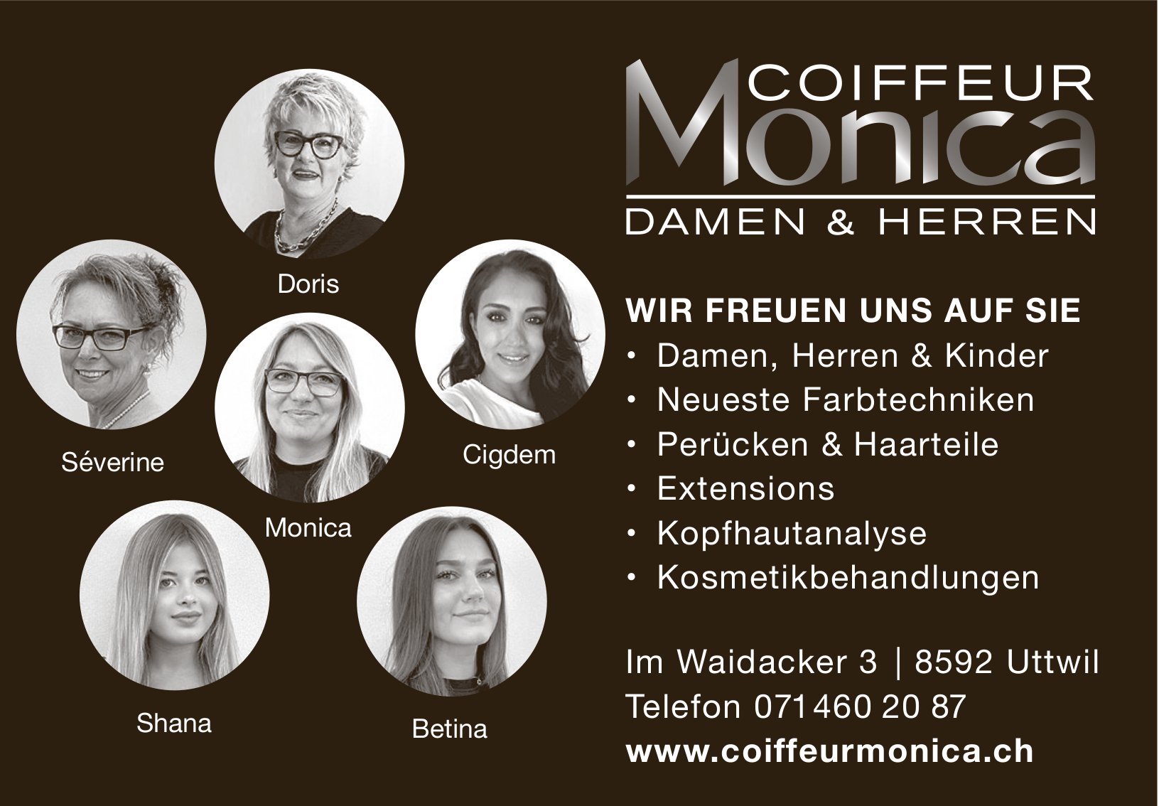 Coiffeur Monica, Uttwil - Wir Freuen Uns Auf Sie