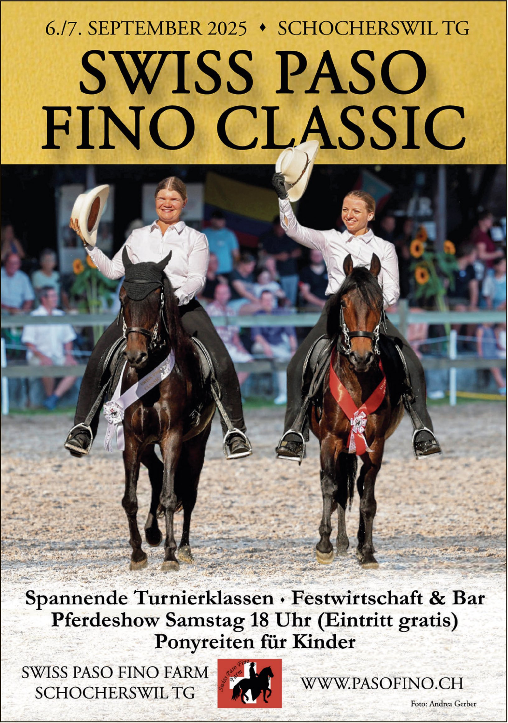 SWISS PASO FINO CLASSIC, 6. - 7. September, Schocherswil TG