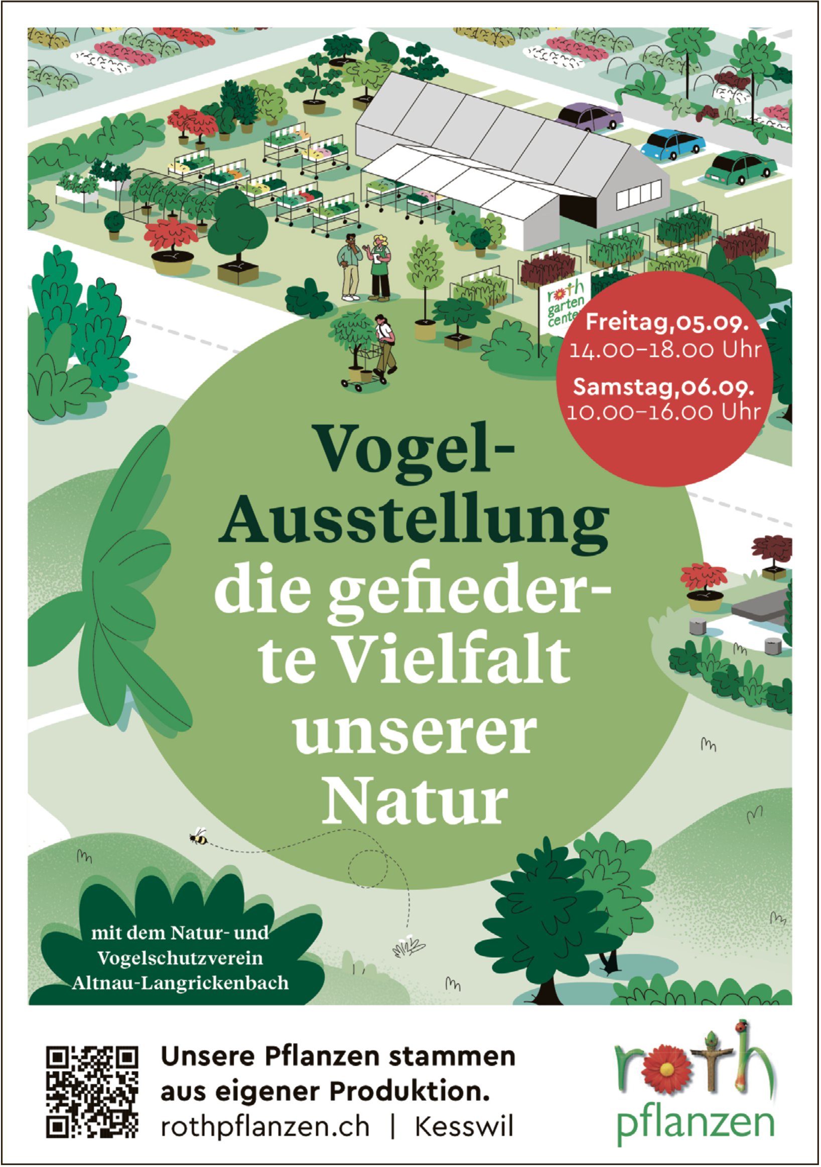 Vogel-Ausstellung, 5. - 6. September, Kesswil